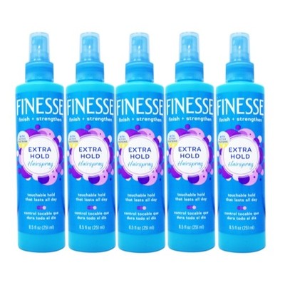 5 Pack of Finesse Finish + Strengthen Extra Hold Hairspray, 8.5 fl oz
