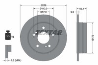 2X Textar Bremsscheibe 92059503 FüR MERCEDES-BENZ