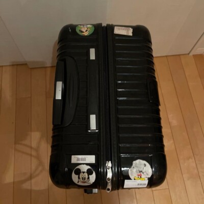 Rimowa Salsa Deluxe 82L Black 4-wheels Carry Case Suitcase Travel