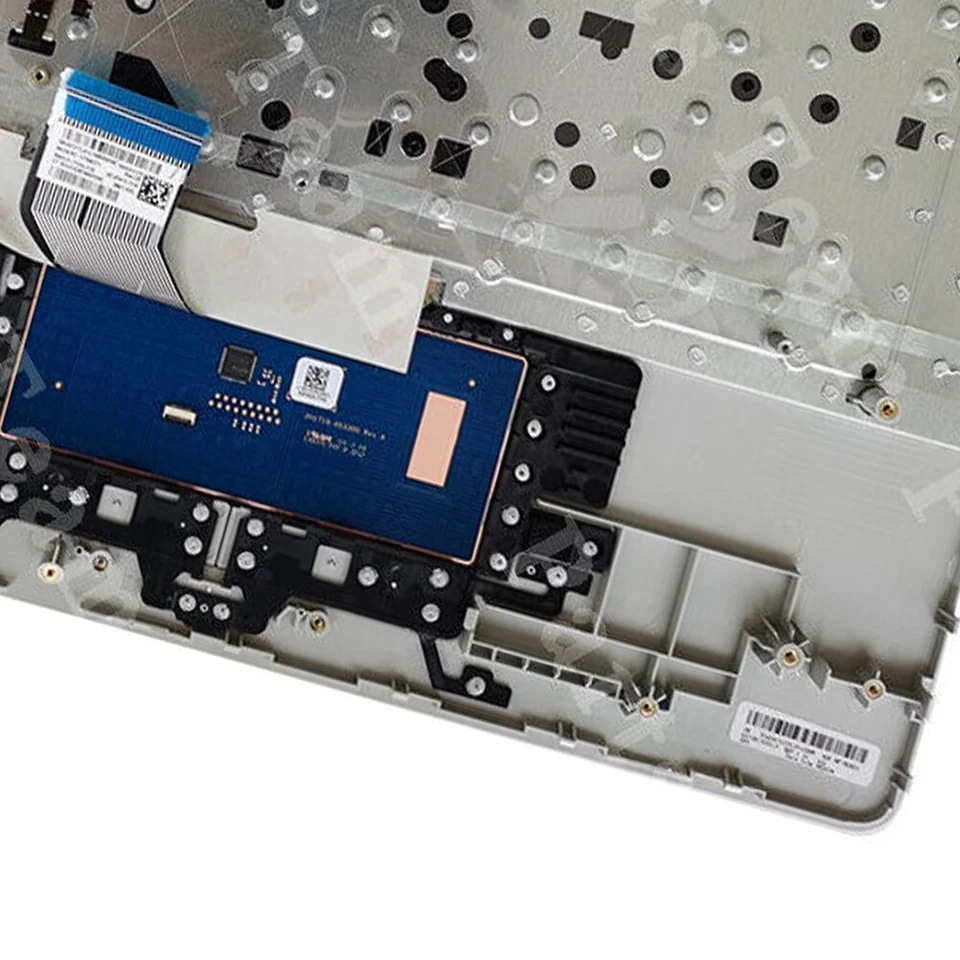 Palmrest Backlit Keyboard Touchpad For HP 17-BY 17-CA Silver L92783-001 With ODD - Image 4 of 4