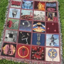 New Official Rush Album Cover Blanket Geddy Lee Neil Peart Tapestry Banner 🎸🥁