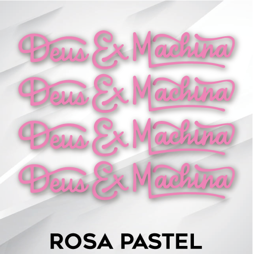 4 X STICKER VINILO DEUS EX MACHINA PEGATINAS VINYL MOTO CAR AUFKLEBER LOGO - Imagen 11 de 29