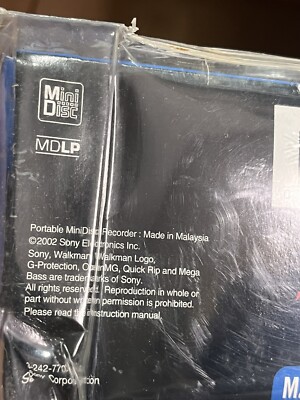 Sealed 💽 SONY MZ-N707 MDLP mini disc portable NET MD walkman