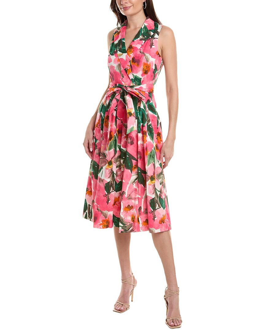 Женское платье-рубашка с вырезанным воротником Anne Klein