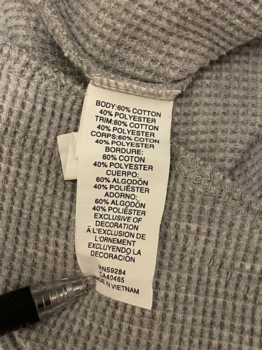 Place EST 1989 Boys S 5/6 Gray Waffle Knit Pullover Shirt - Picture 6 of 6