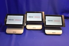 3 LOT (3 Used) Oracle/Micros mTablet(400962-000) & mStation R-Series