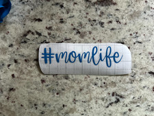 # Mom Life Blue Print Window Decal Vinyl Car ...