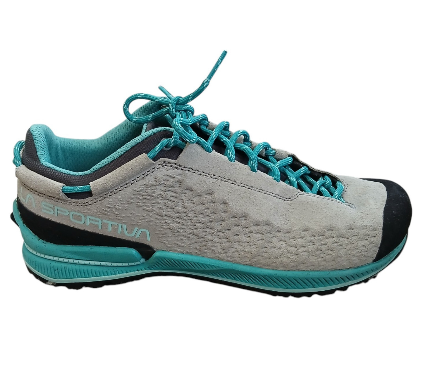Zapatos de cuero La Sportiva TX2 EVO para mujer talla 9 EE. UU. Moon Lagoon senderismo