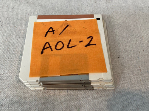 America Online AOL 3.5” Floppy Disk Version 1.0 For Macintosh 1989 RARE - Picture 4 of 4