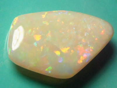  13.5ct Sparking Gorgeous Pretty Colour Pattern Nice Cut Coober Pedy White Opal 