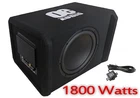 1800 watts 12" Bass box car audio sub amp active amplified NEW UPGRADED BOOM BOX