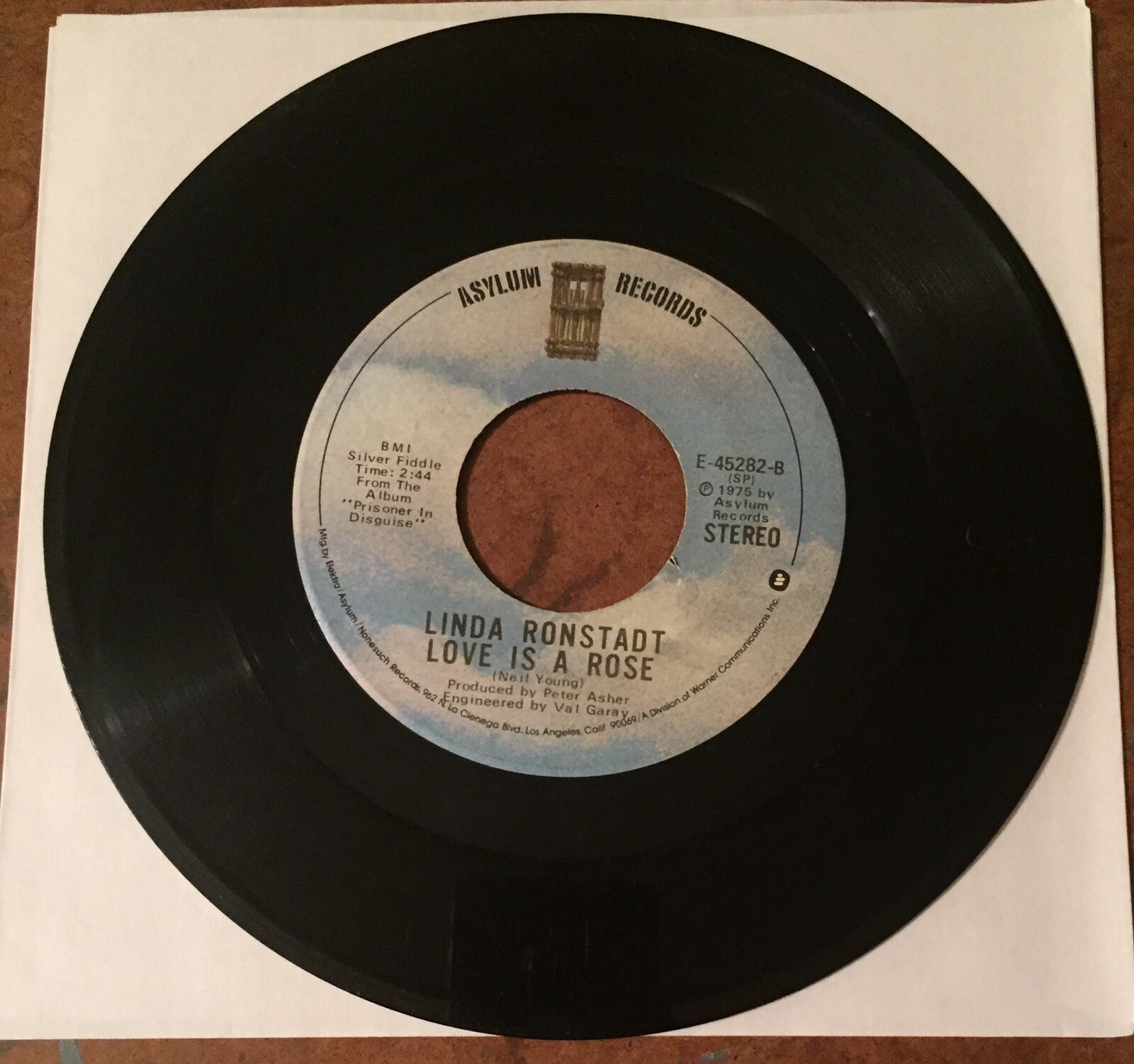 Linda Ronstadt Heat Wave/ Love Is A Rose 45 Rpm 7” Vinyl eBay