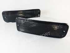 Set Of Pair Smoke Front Park Signal Bumper Lights For 1996-1998 Toyota 4runner