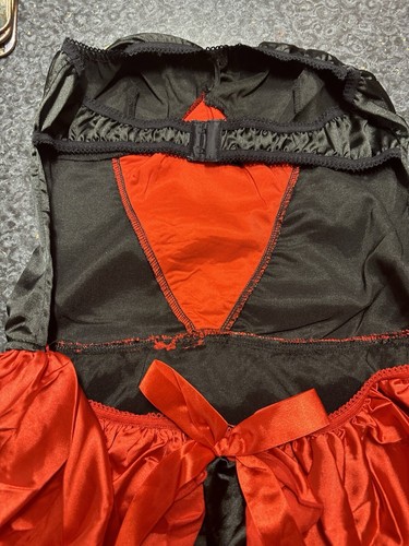 BNWT Vampire Vixen Steampunk Dress Black Red Sexy Bellatrix Onesize 12/14/16 - Picture 7 of 7