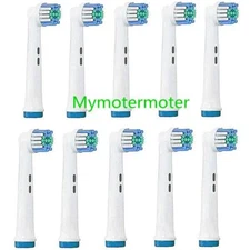 10x Toothbrush Heads compatible with Bitvae R1/ R2 Rotating Toothbrush MYS WH