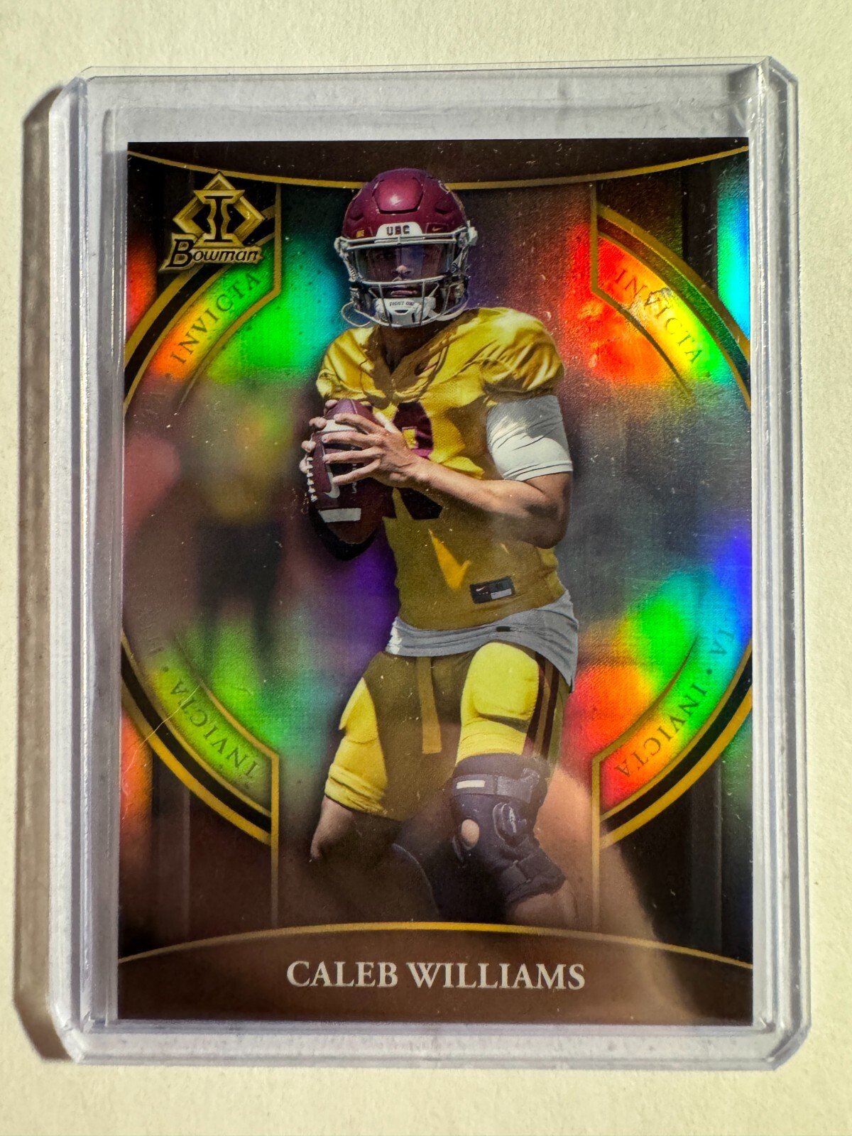 K190,877 - 2022 Bowman Chrome University Bowman Invicta #BI4 Caleb Williams