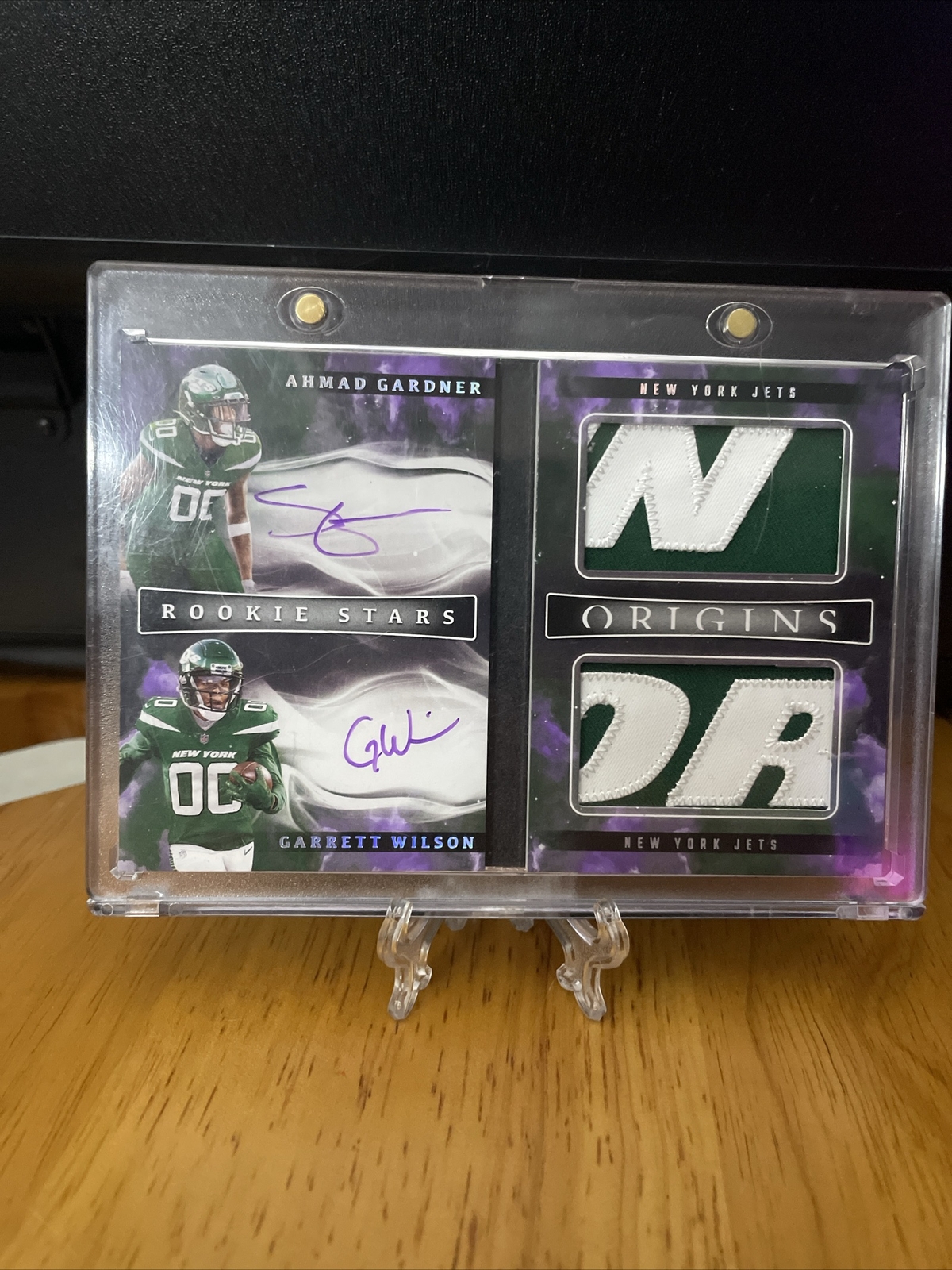 AHMAD SAUCE GARDNER GARRETT WILSON ORIGINS BOOKLET RPA RC PATCH AUTO JETS 4/5 eBay