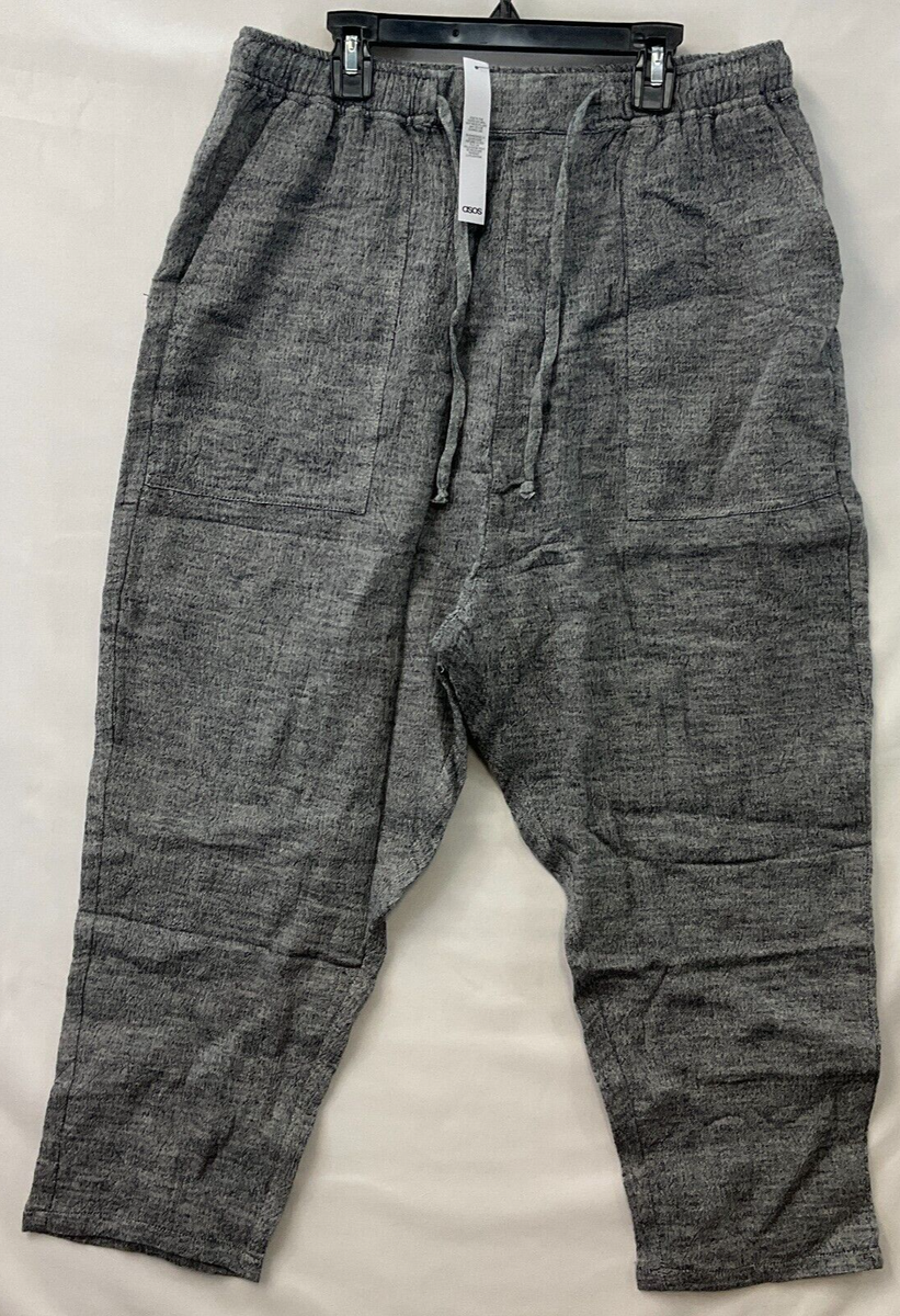 Asos Design Asos Drop Crotch Jeans Asos Design Lightweight Pants