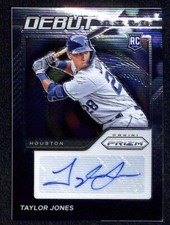 2021 Prizm Baseball Debut Signatures Prizm Auto Taylor Jones Houston DS-TJ