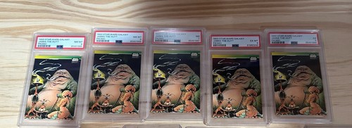 1993 Star Wars Galaxy Jabba The Hutt Promo PSA 9