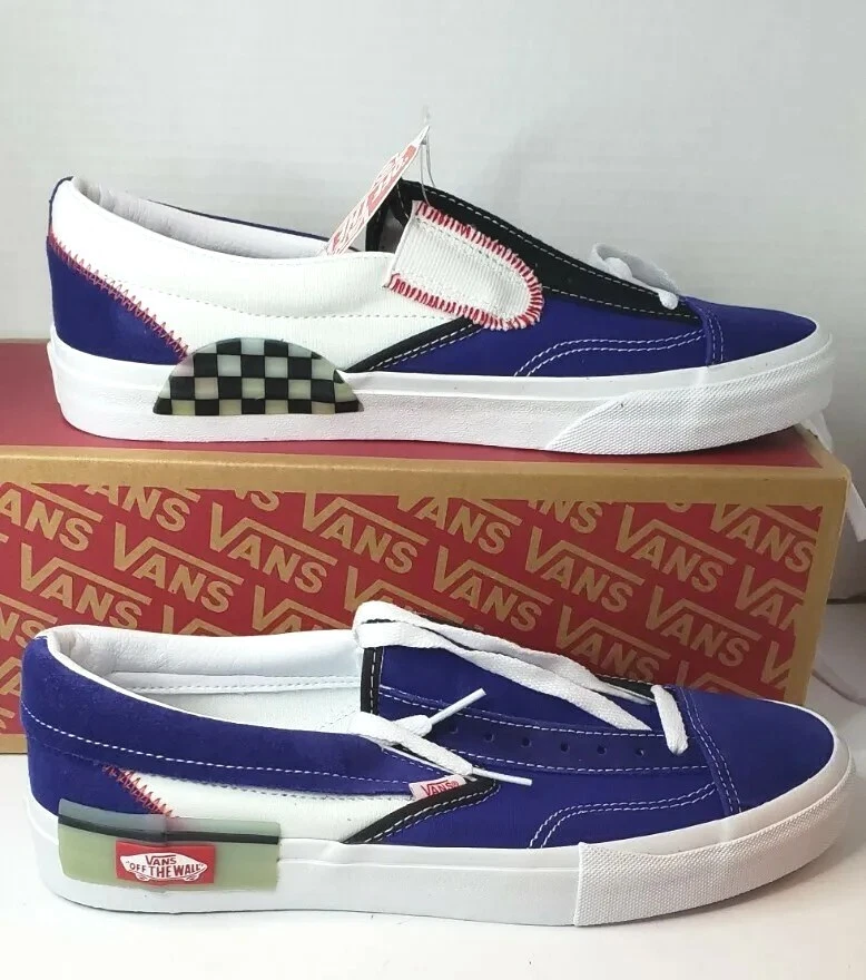 Vans cut and paste blue top