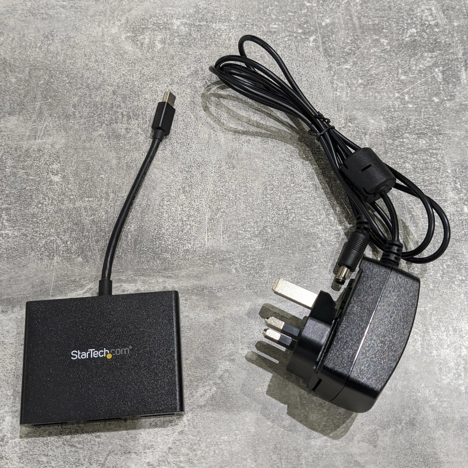 StarTech 3-Port Multi Monitor Mini to DisplayPort MST Hub Splitter MSTMDP123DP - Image 4 of 4