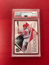 2019 Panini Donruss Optic Mike Trout Illusions Card PSA 10 #1