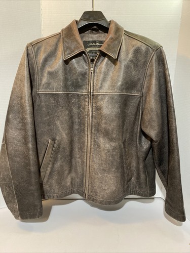Genuine Leather Lined Jacket Coat 