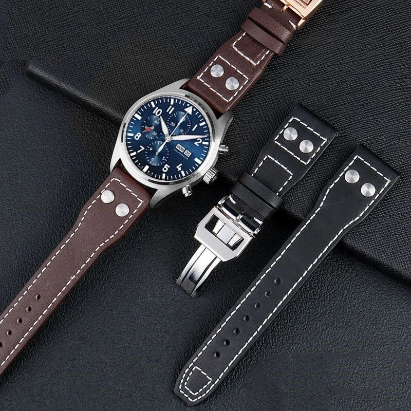Iwc big hot sale pilot replacement strap