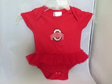 Two Feet Ahead Ohio State Buckeyes One Piece Bodysuit - Size 18 months - b17