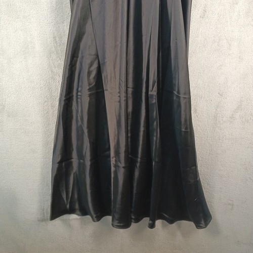 NWT $66 Floral Nikrooz Stella Charmeuse Long Gown MEDIUM With Foam Cup Black - Picture 14 of 15