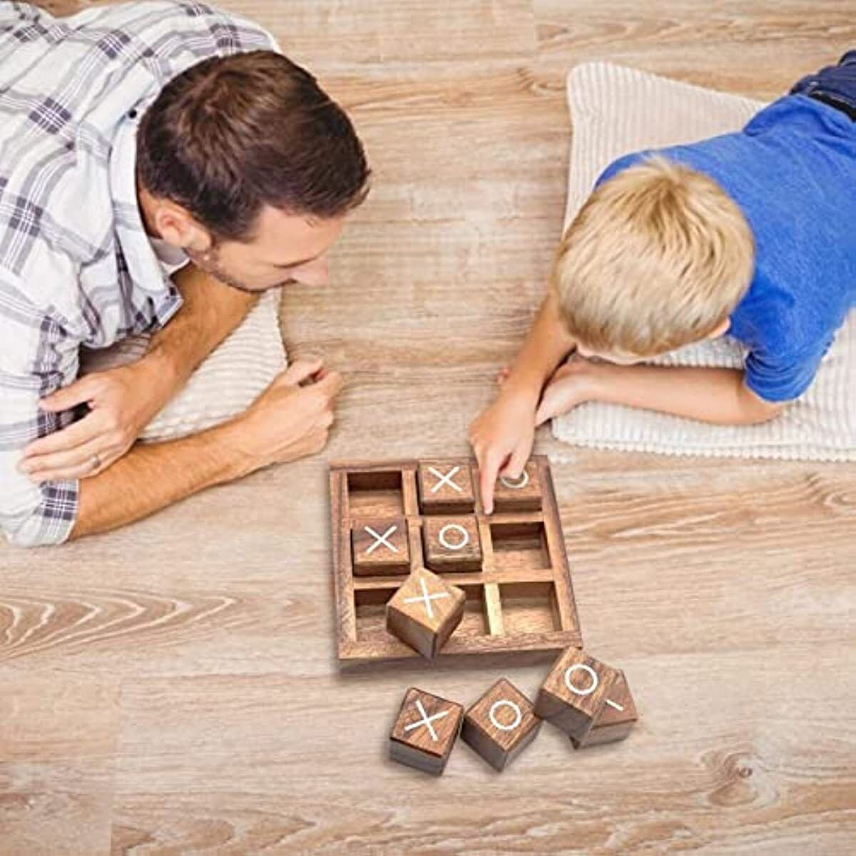 Games Tic Tac Toe Wooden Board Game