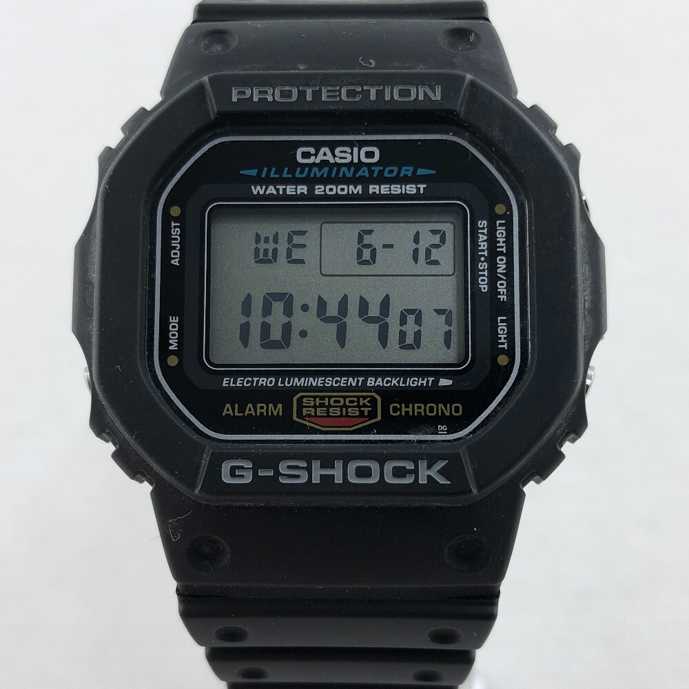Used Casio G-Shock Black Men'S Quartz Watch DW-5600E-1 02W01257