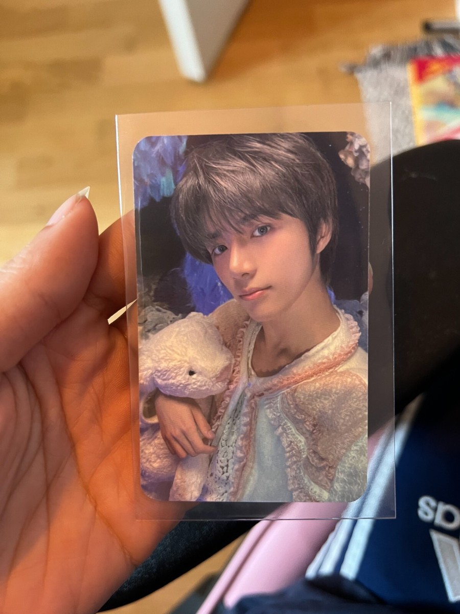 Official beomgyu TXT preorder teddy bear lucky draw Photocard | eBay