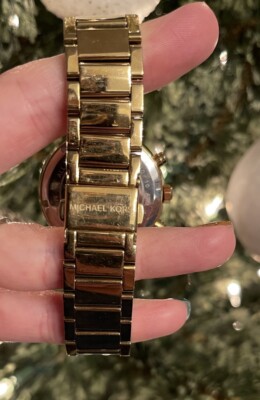Michael Kors MK5354 Parker Gold Tone Crystal Pave Stainless Watch