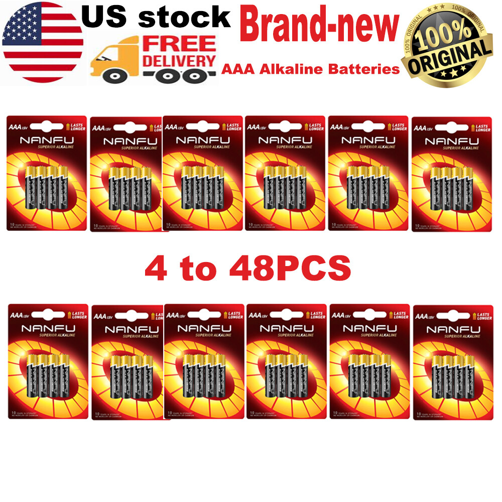 AAA Batteries 48 Pack,Alkaline High-Performance Triple AAA Batteries with 1.5V-image