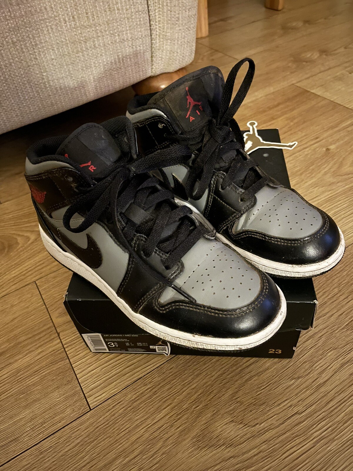 Nike Air Jordans UK size 4 Great Condition eBay