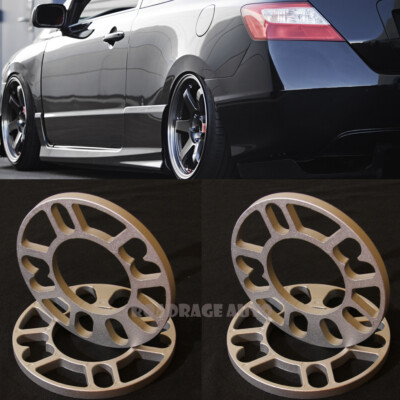 4X Wheel Rim Extended Spacers Shim for 4 5 Stud 4x100 5x114.3 Thickness = 5MM