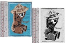 Smokey Bear Smokey Junior Tries a Ranger Hat ''It fits'' Blue a 2 patch NO TARIF