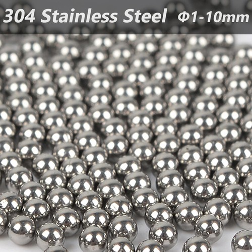 304 Edelstahl VollKugel Stahlkugel Φ 1mm bis 10mm Kugellager Metall Kugeln - Picture 4 of 8