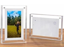 Acrylic Digital Photo Frame 5 Inch 1200mAh Ve...
