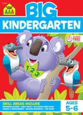 BIG Kindergarten Workbook - Perfect Paperback By School Zone Staff - GOOD