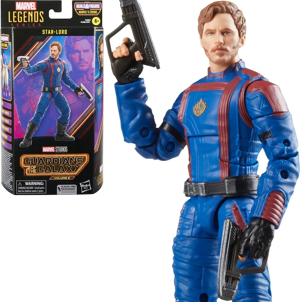 2023 Marvel GotG Legends Cosmo BAF Series STAR-LORD 6" Scale Hasbro Figure