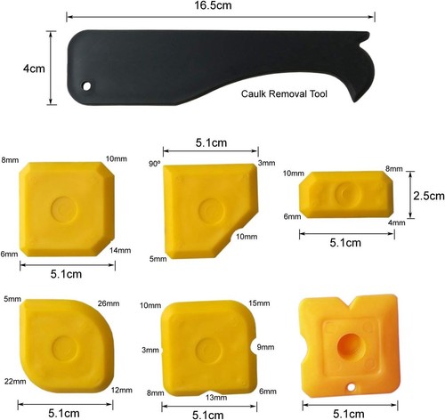 Strumenti di levigatura sigillante silicone, sigillante più liscio profilo finitura caulk per - Foto 2 di 7