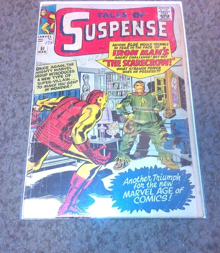 TALES OF SUSPENSE 51 - 1ST APP & ORIGIN SCARECROW - SILVER AGE - GOOD 1.8