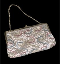 Vintage Bead and Sequin Clutch Evening Bag by La Regale LTD - Made in Hong Kong