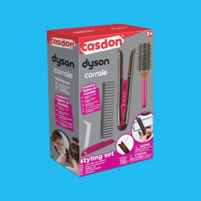 Casdon Dyson Corrale Styling Set | Sicheres Spielzeug Glätteisen für Kinder ab 3+