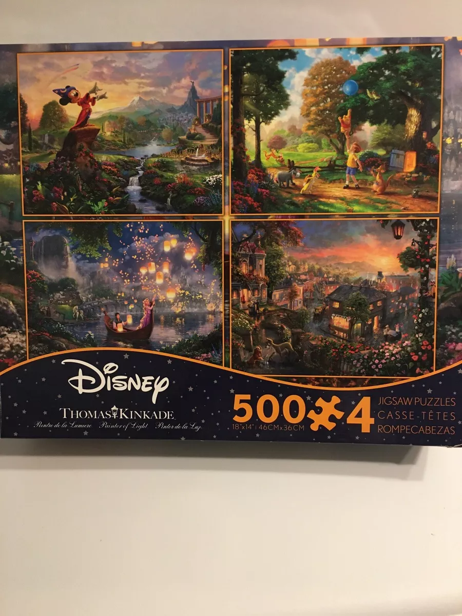 Thomas Kinkade Disney - Multipack - 4 in1 Puzzles –