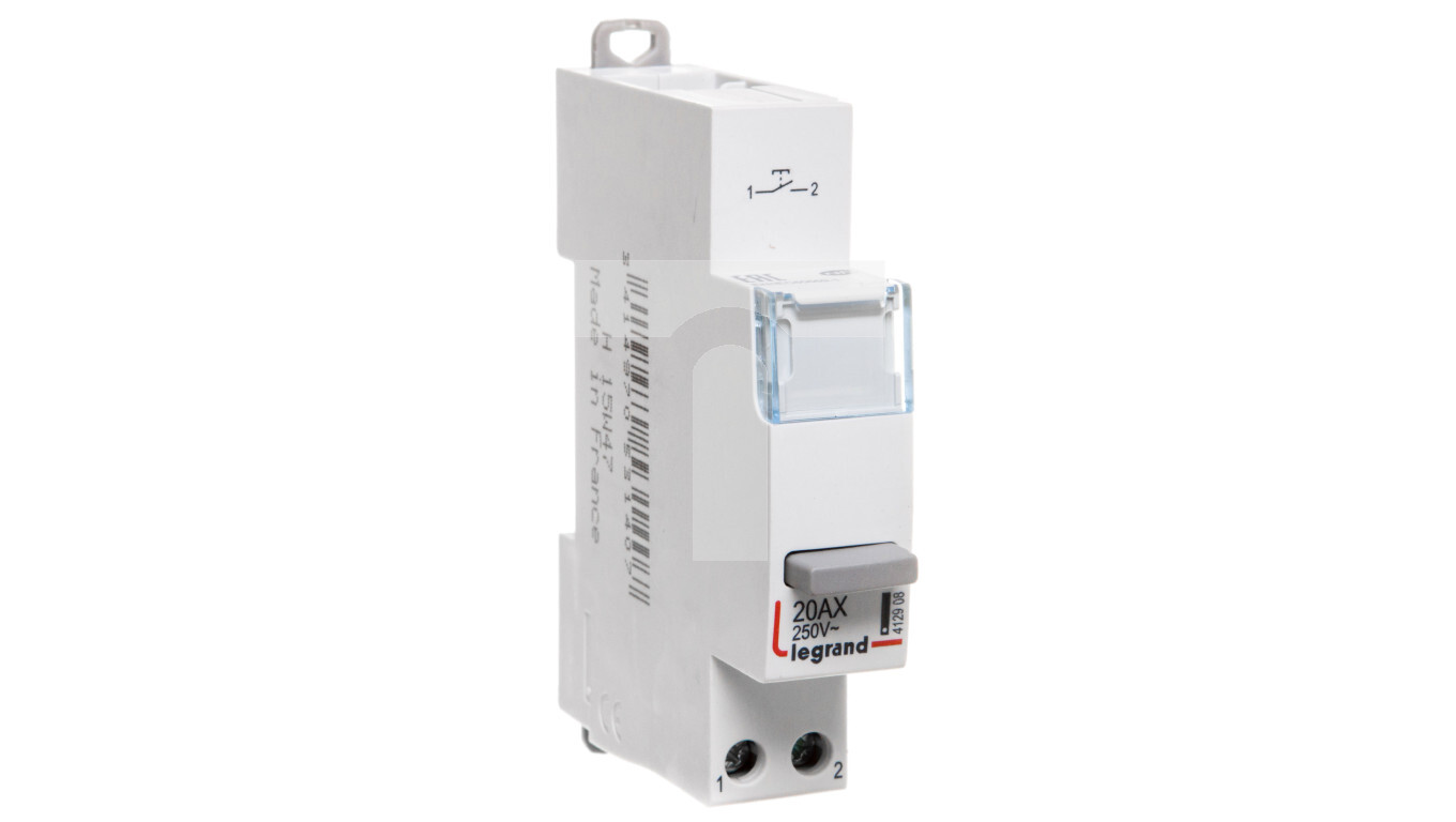 Monostable modular connector 1 NO 20A 250V AC LP401 412908 /T2UK