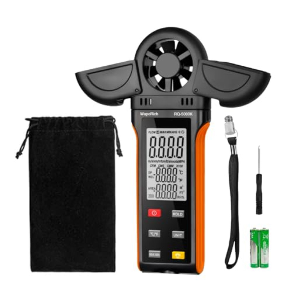 WapoRich Anemometro Digitale - Il tuo Partner per Vela e Kitesurf